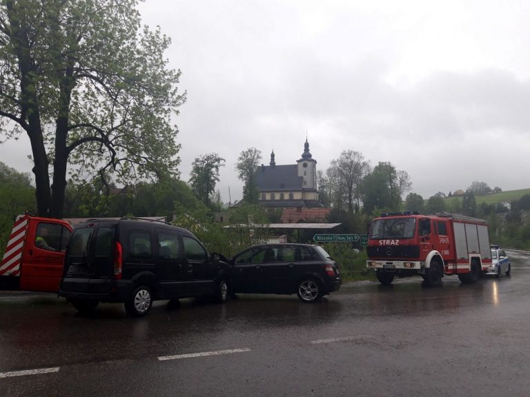 Z ostatniej chwili: zderzenie dwóch samochodów osobowych