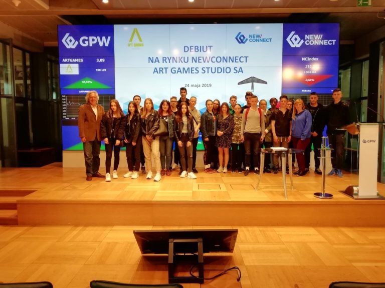 Klasa z klasą z wizytą na Giełdzie Papierów Wartościowych