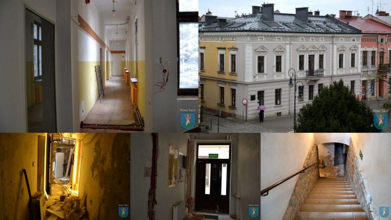 Nowy Sącz: Pałac Młodzieży w remoncie