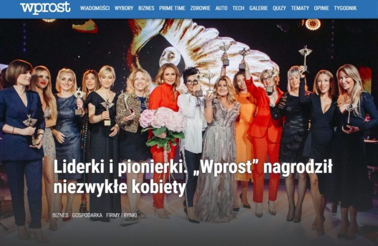 Założycielka sądeckiej firmy BATIM nagrodzona przez tygodnik „Wprost”