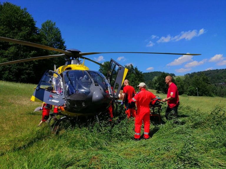 Nieszczęśliwy wypadek paralotniarza. W akcji śmigłowiec LPR