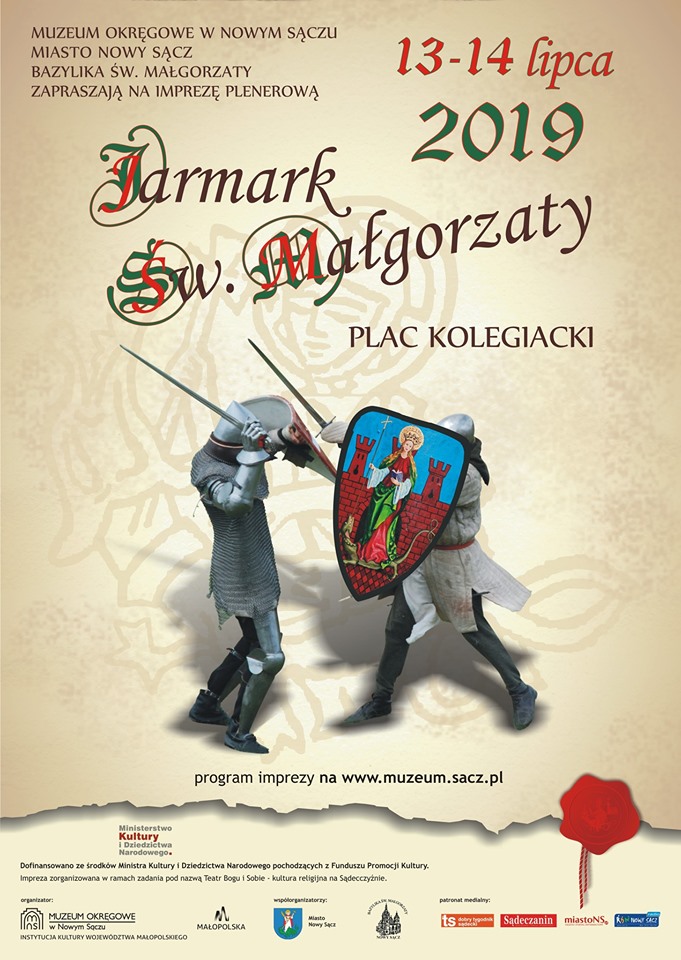 13-14 lipca, Nowy Sącz: Jarmark św. Małgorzaty