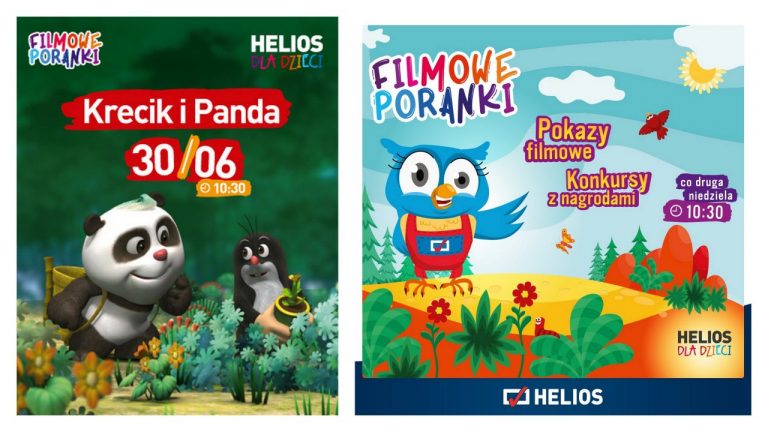 Krecik i Panda czekają na Was w kinie Helios. Kto chce bilety?