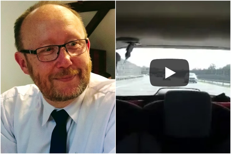 Emerytowany policjant z Sądecczyzny zapobiegł tragedii na autostradzie [film]