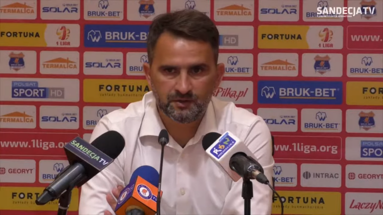 Tomasz Kafarski po meczu w Niecieczy: „Nie byliśmy tłem w tym meczu”