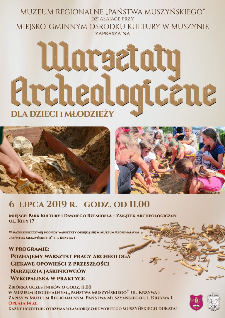 6 lipca, Muszyna: warsztaty archeologiczne i ceramiczne