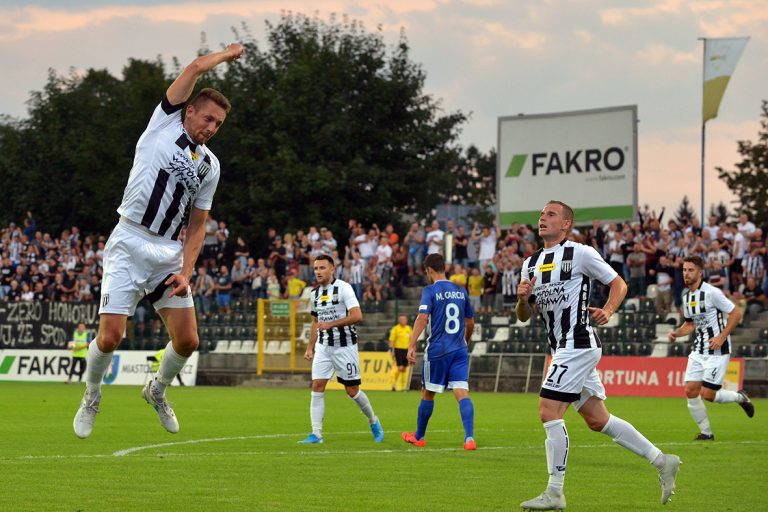 Sandecja gorsza od spadkowicza z Ekstraklasy