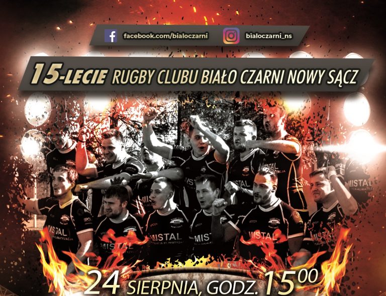 Rugby Club Biało-Czarni Nowy Sącz świętują 15-lecie. Sparing z Juvenią!
