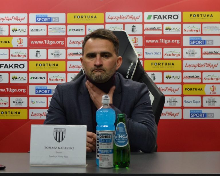 Trener Sandecji po remisie: „Szanujemy ten punkt”