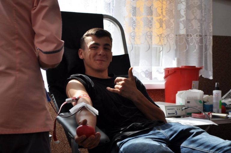Kolejna akcja zakończona sukcesem. Strażacka krew pomoże między innymi panu Antoniemu