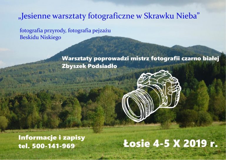 Łosie, 4-5 października: jesienne warsztaty fotograficzne w Skrawku Nieba