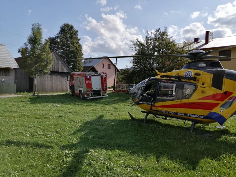 Z ostatniej chwili: 11-latka porażona prądem. W akcji LPR