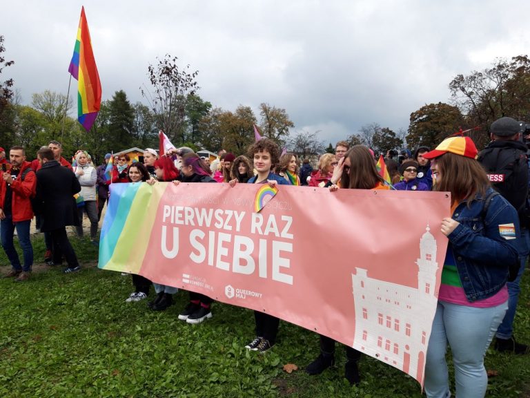 Marsz Równości na ulicach Nowego Sącza