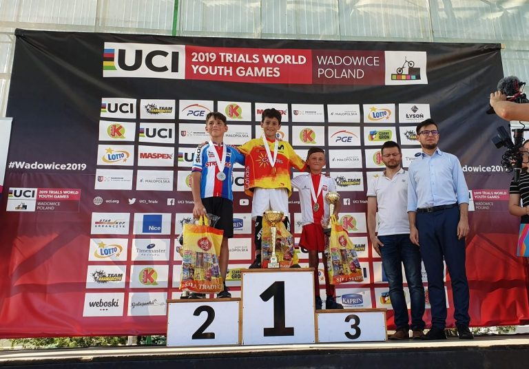 10-letni Adam z medalem prestiżowych zawodów
