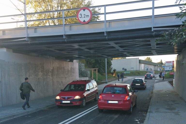 Nowy Sącz, ul. Zielona: wiadukt otwarty! koniec objazdów!