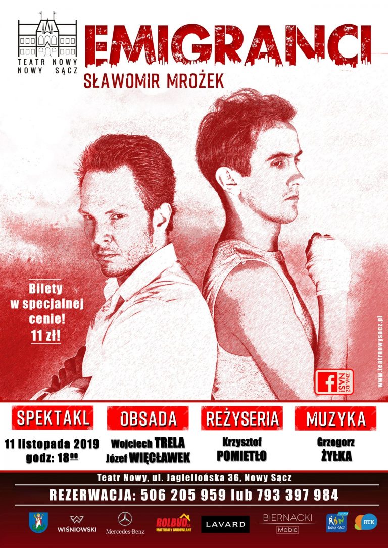 Spektakl „Emigranci” w Narodowe Święto Niepodległości