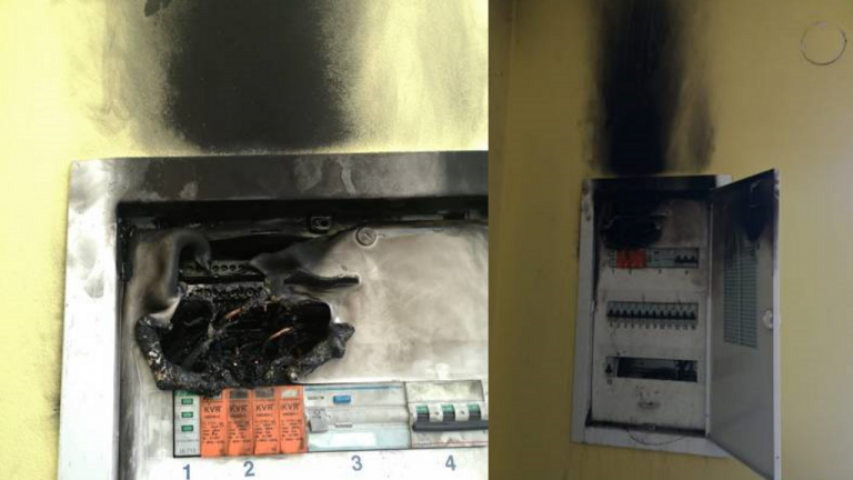 Nowy Sącz: pożar skrzynki elektrycznej. Ugasił właściciel, strażacy sprawdzili czy skutecznie…