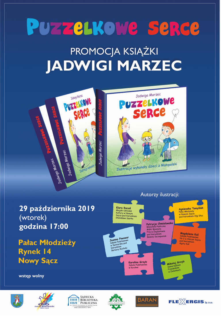 29 października, Nowy Sącz: promocja książki „Puzzelkowe serce”