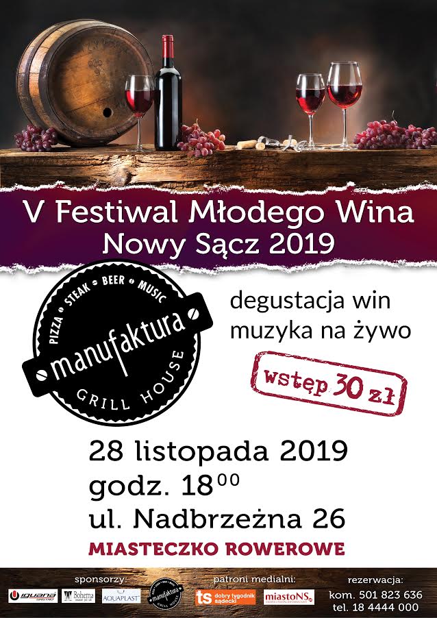 28 listopada, Nowy Sącz: V Festiwal Młodego Wina