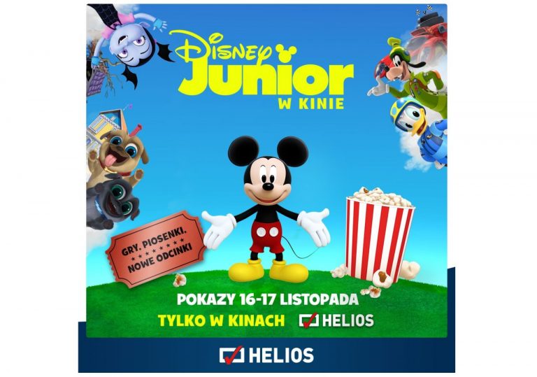Disney Junior w kinie Helios. Kto chce bilety?