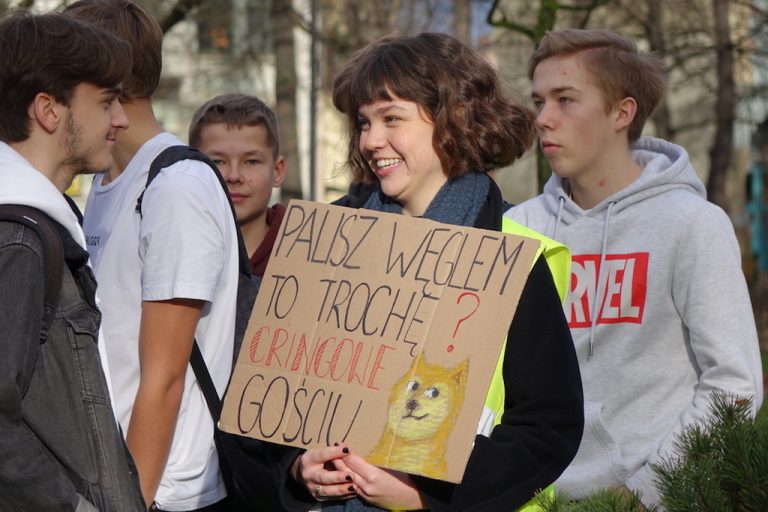 Walka o klimat – walką o życie! Młodzi sądeczanie zabrali głos! [ZDJĘCIA, FILM]