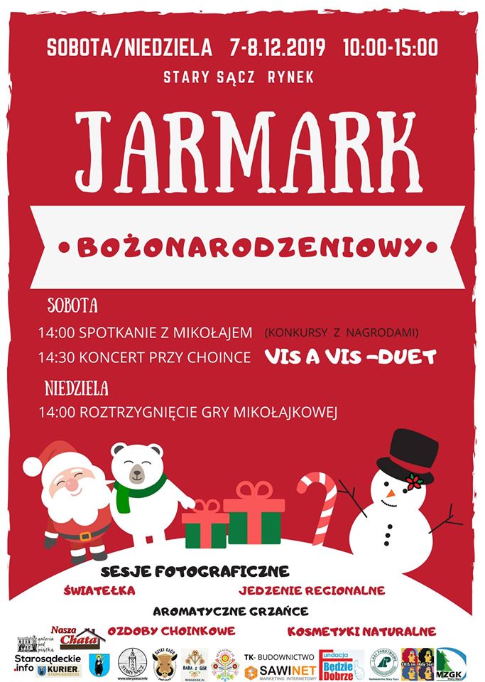 7-8 grudnia, Stary Sącz: Jarmark Świąteczny