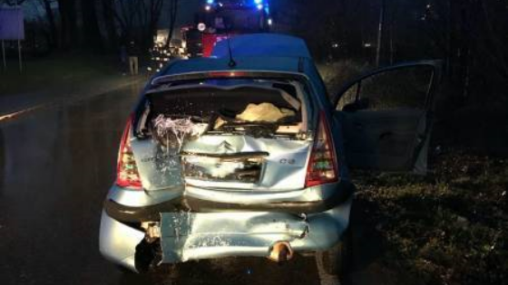 Marcinkowice: zderzenie dwóch samochodów