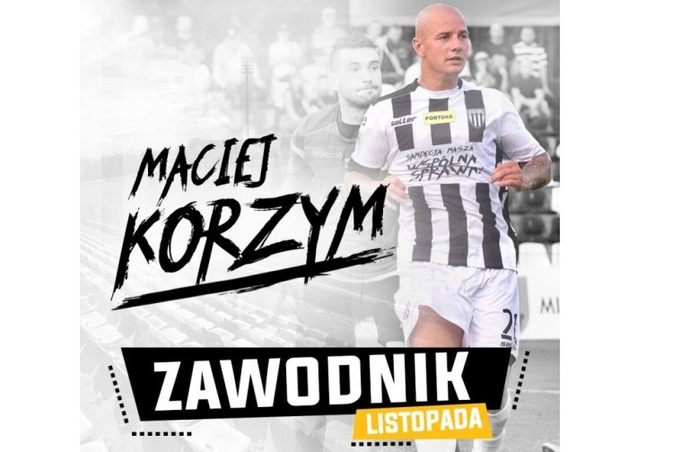 Napastnik Sandecji piłkarzem listopada