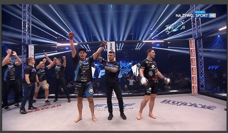 Ale debiut! Sądeczanin Piotr Świerczewski zwyciężył w MMA