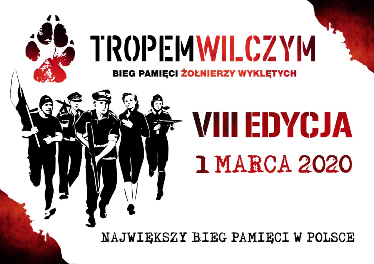 bieg tropem wilczym, plakat