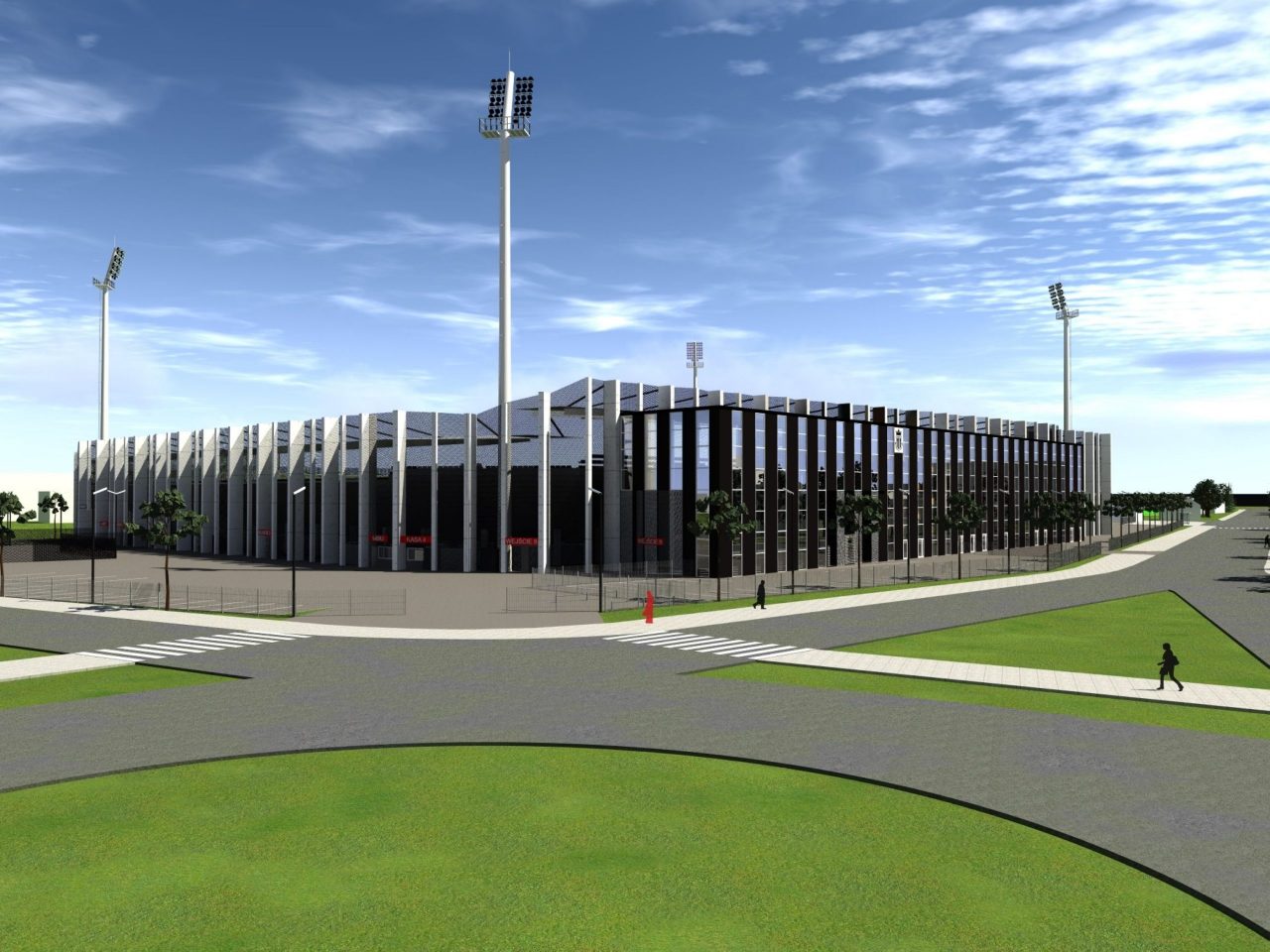 wizualizacja stadion Sandecji