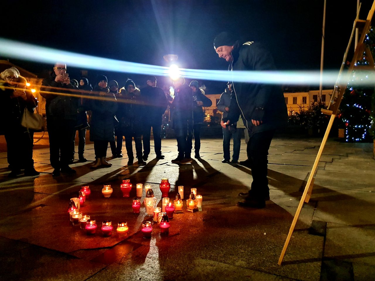 uczcili pamięć Pawła Adamowicza, Nowy Sącz