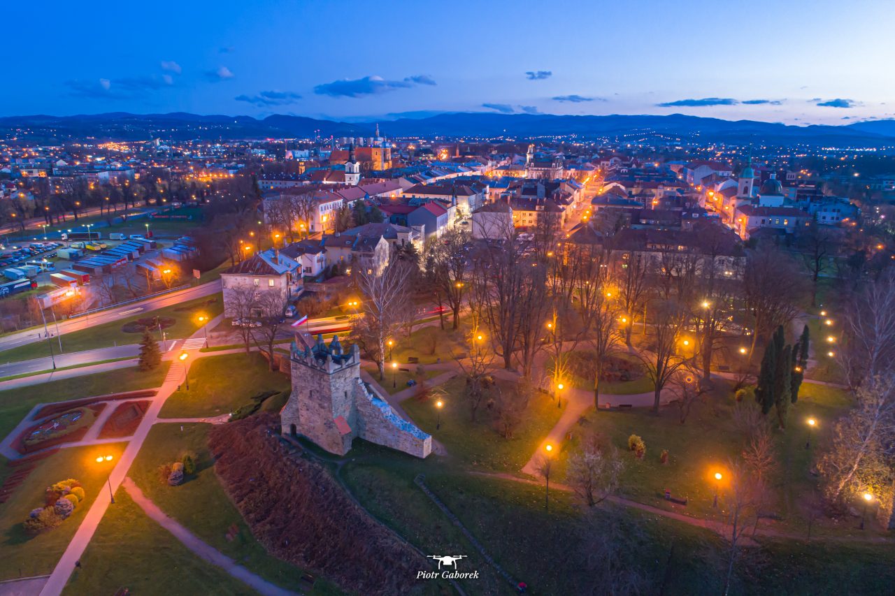 Baszta Kowalska, widok z góry