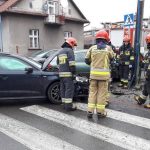 rozbite auta na ul. Paderewskiego