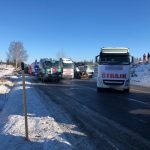 Ciężarówki blokują drogę na Słowacji