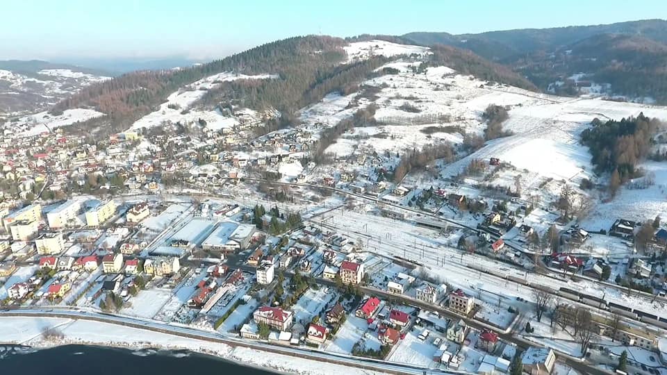 Muszyna, widok z drona