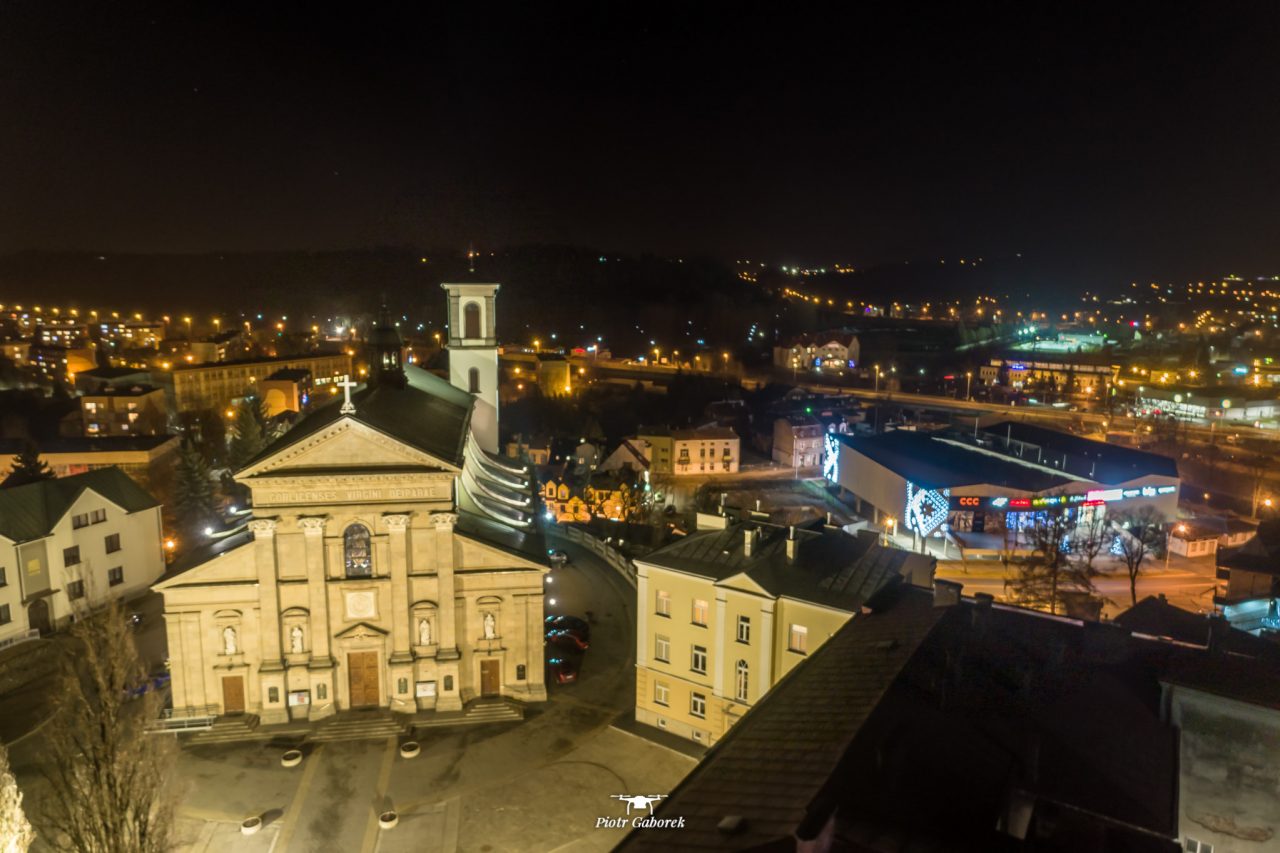 Gorlice, widok z drona