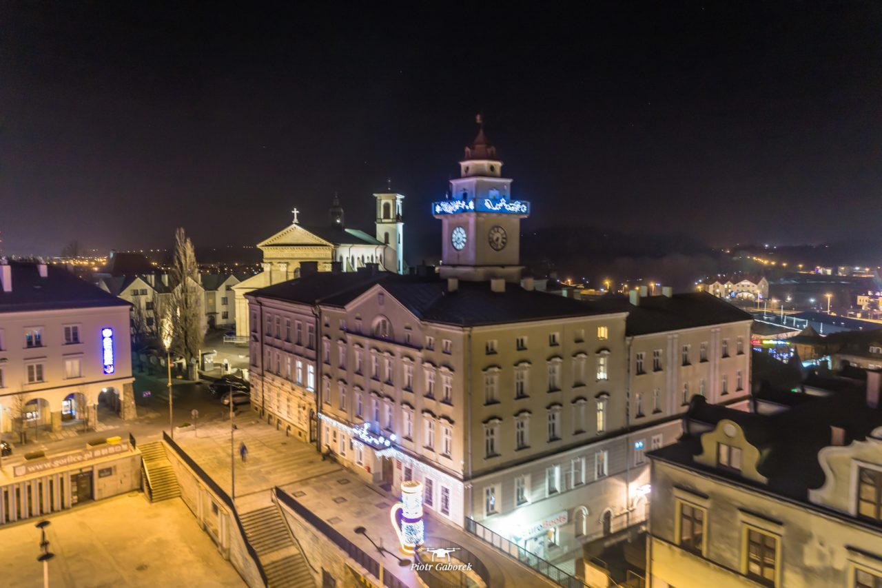 Gorlice, widok z drona