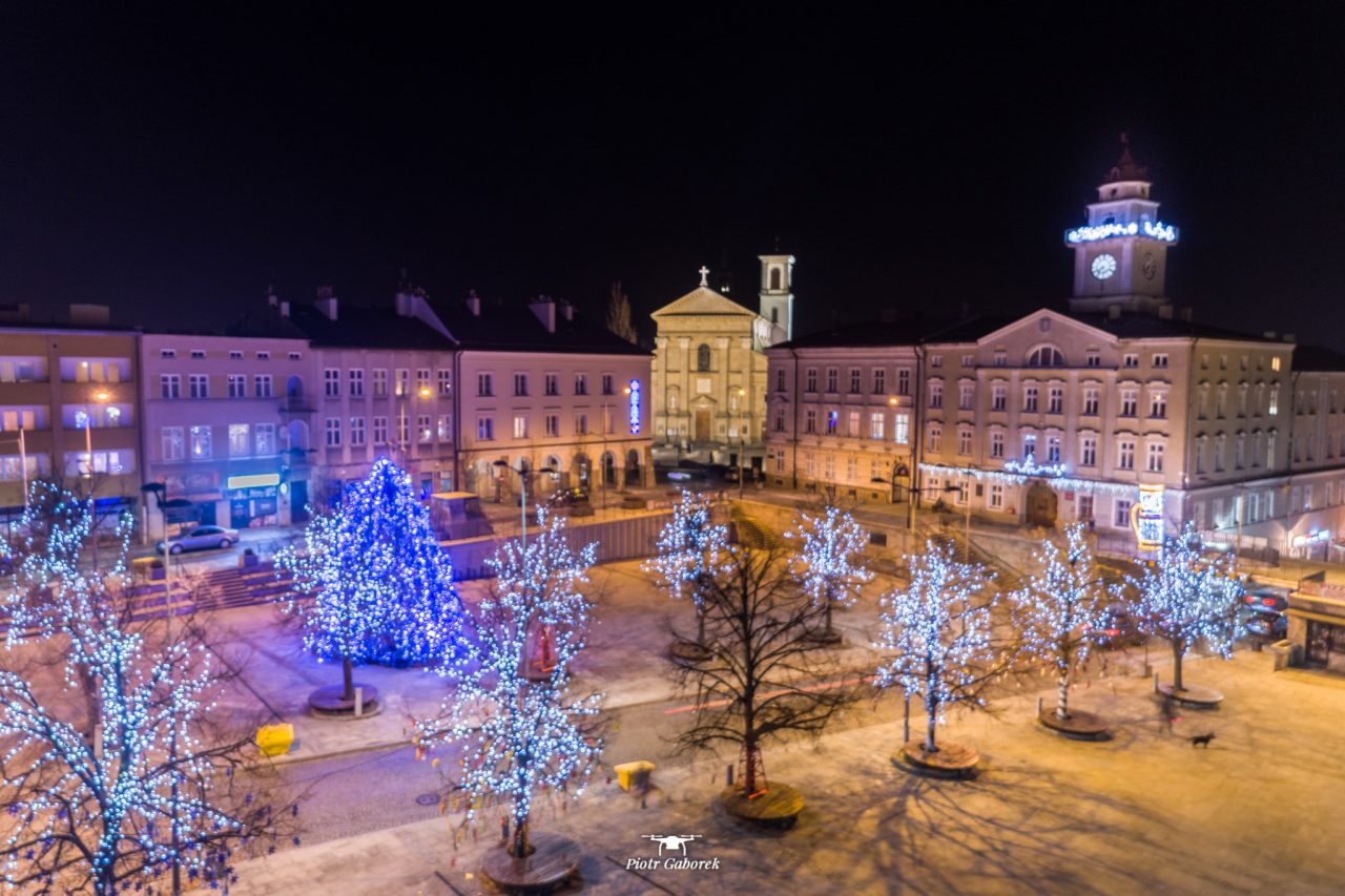 Gorlice, widok z drona