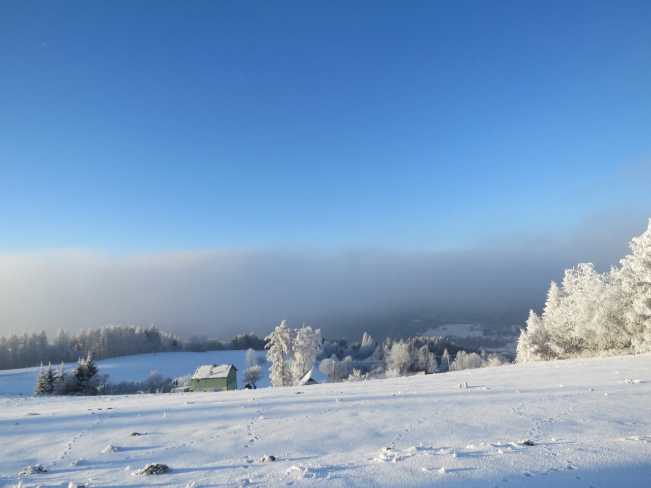 okolice Muszyny, zima