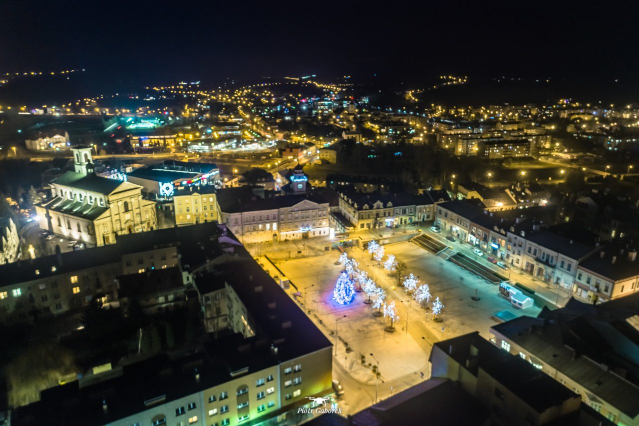 Gorlice, widok z drona