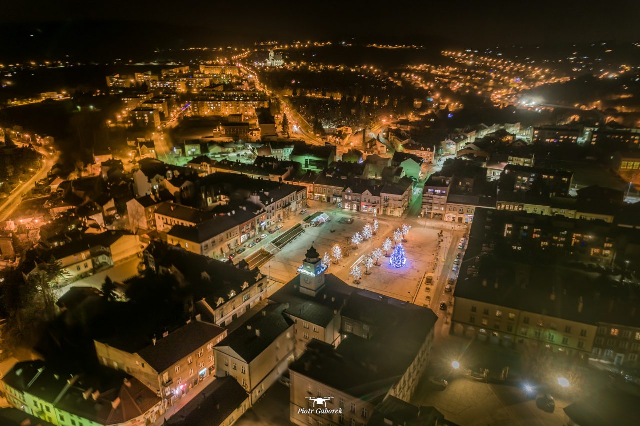 Gorlice, widok z drona