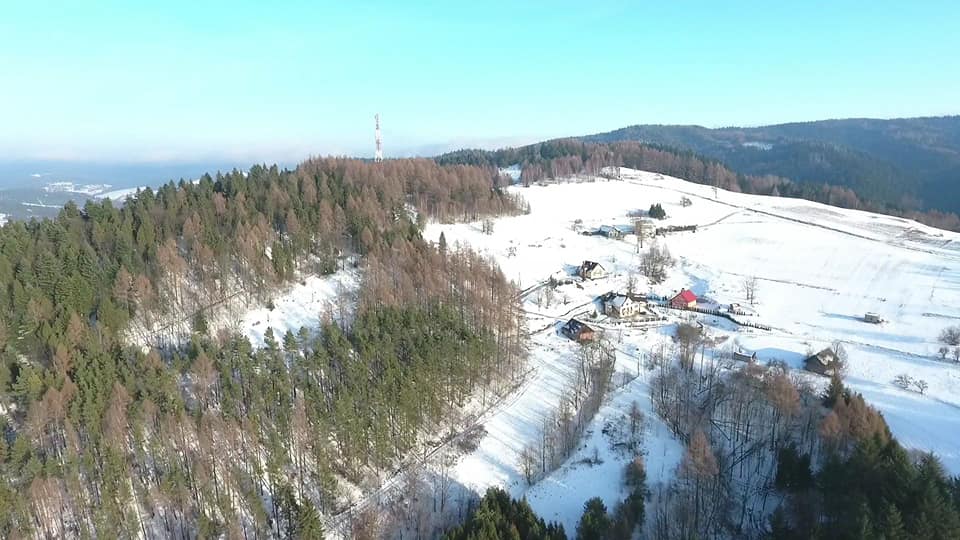 Muszyna z drona, zima