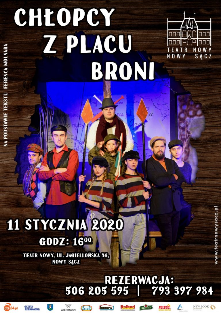 11 stycznia, Nowy Sącz: premiera spektaklu „Chłopcy z Placu Broni”