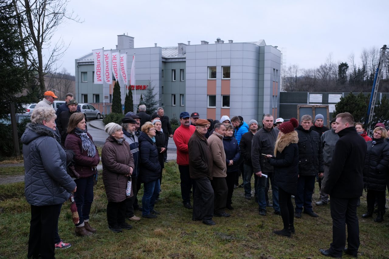 MOBRUK protest mieszkańców