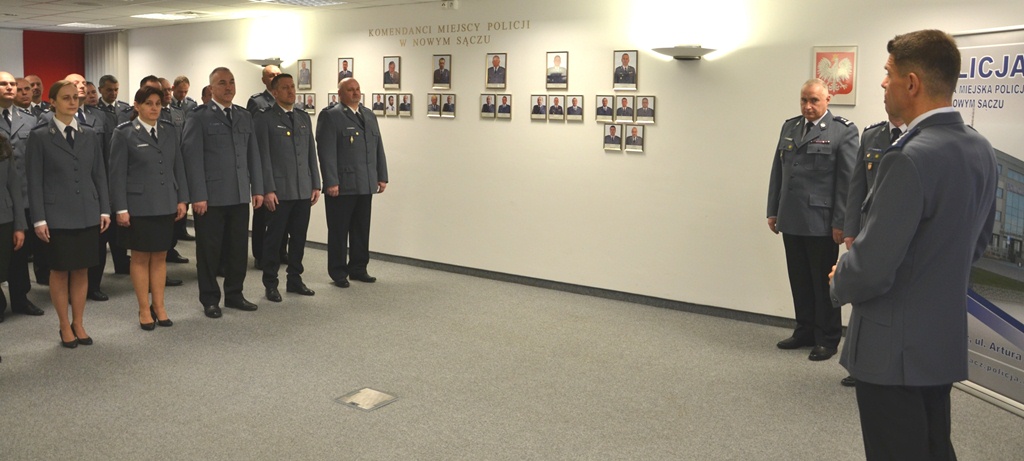 Pożegnanie zastępcy komendanta sądeckiej Policji