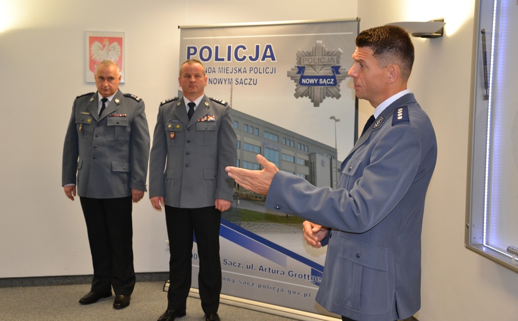 Pożegnanie zastępcy komendanta sądeckiej Policji