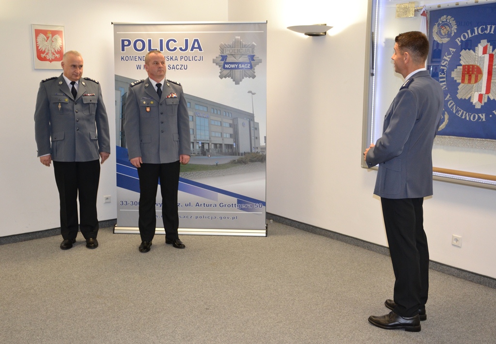Pożegnanie zastępcy komendanta sądeckiej Policji