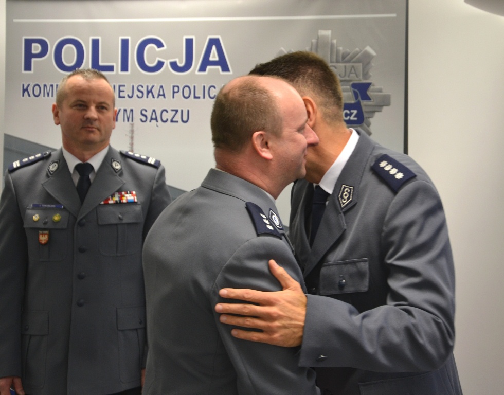 Pożegnanie zastępcy komendanta sądeckiej Policji