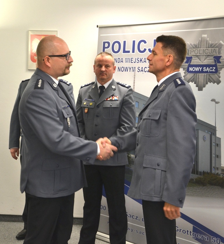 Pożegnanie zastępcy komendanta sądeckiej Policji